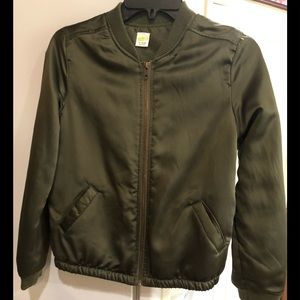 Crazy 8 girls olive green jacket